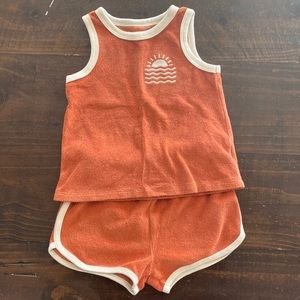18 month matching Terry set by Cat&jack